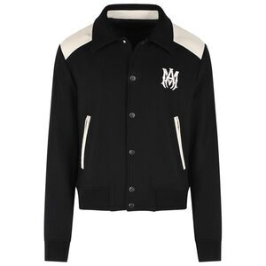 Amiri 'Ma Band' Black Virgin Wool Blend Jacket Men